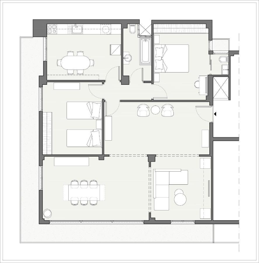 Happy Place! Big, Bright & Central - Ideal For Families And Groups Of Friends Patras Exterior foto
